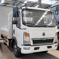 Camionnette de fret mini 4x2 Howo de Chine à vendre, camion benne