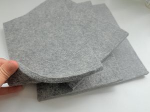Feltro di lana grigio tedesco personalizzato 5mm 3mm di spessore tessuto Non tessuto industriale in feltro di poliestere rotolo - Product Image 2