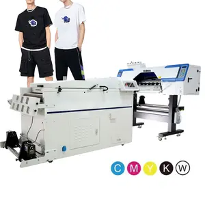 Stampante Dtf a 2 teste I3200 testa 60Cm Dtf macchina da stampa polvere agitazione macchina da forno per la stampa di magliette Dtf
