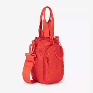 Sac isotherme pour bouteille d'eau avec sangle réglable, imprimé marguerite et tournesol, avec poche zippée - Product Image 5