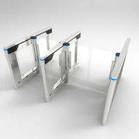 Torniquete Automático Biométrico de Alta Velocidad con Reconocimiento Facial, Control de Acceso RFID, Acero Inoxidable, IP65, para Entrada de Edificios de Oficinas