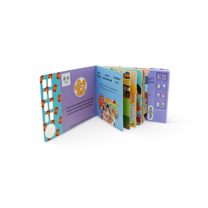 Libro de Sonidos Interactivo con Canciones Infantiles sobre Comida, en Chino e Inglés con Pinyin, Libro de Audio Educativo para Niños - Product Image 2