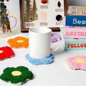 XIXI Kit de broderie au poinçon rond pour débutants, adultes et enfants, motif floral, facile à réaliser, en promotion - Product Image 5