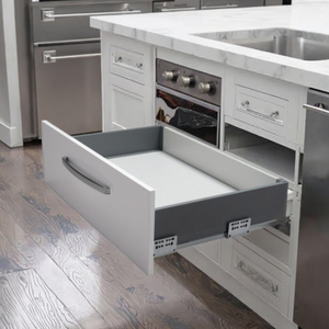 Linsont H101 Hiện Đại Đôi Tường Kim Loại Tủ Glides Mềm Đóng Ngăn Kéo Slide Cho Nhà Bếp Ăn Phòng Ngủ Tủ Cho Trung Tâm Sử Dụng - Product Image 5