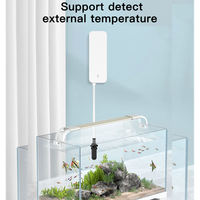 Capteur de température et d'humidité WiFi Tuya TY-T01 avec sonde externe pour la surveillance des plantes et des aquariums via l'application Smart Home