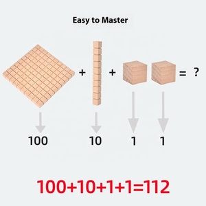Montessori versión familiar banco de cuentas de cuarto orden decimal material didáctico para estudiantes de escuela <span class=keywords><strong>primaria</strong></span> juguetes educativos al por mayor - Product Image 5