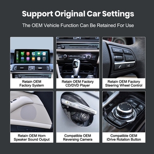 Rhythm 12.6 Inch Car Multimedia Voice Control Function Hands Free Operation Displayfor BMW 5 Series F10 2011-2012 CIC System - Product Image 3