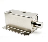 Verrou de contrôle électrique miniature 12 V CC en gros, ensemble de loquet à languette, verrou à solénoïde sans clé pour tiroir de classeur et porte