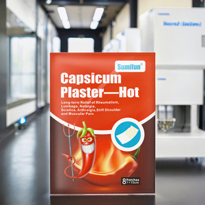 Promo Panas Sumifun Plester Herbal Capsicum Pereda Nyeri Otot Lutut Sendi Pijat Plester Medis OEM ODM - Product Image 3