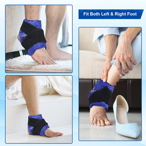 Productos para el cuidado de la salud, Gel para terapia de frío y calor, pies y tobillos reutilizable para paquete de hielo, envoltura para lesiones - Product Image 5
