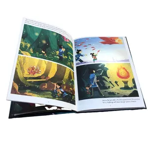 Baskı özel hikaye kitabı baskısı İngilizce çalışma kitapları çizim Manga çocuk kitapları