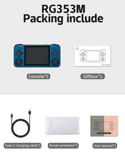 Nouveau lecteur de jeu rétro <span class=keywords><strong>RG353M</strong></span> LINUX 64 bits système <span class=keywords><strong>console</strong></span> de jeu portable pour psp - Product Image 6