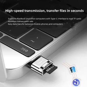 Mini lecteur de carte TF/SD USB OTG pour téléphone Android, modèle à fente unique JY-408, adaptateur externe de marque OEM - Product Image 4