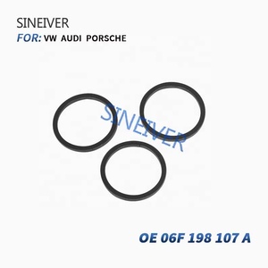 Для оригинального Volkswagen Audi распределительный вал корпус резиновый уплотнитель Комплект из трех частей OEM 06F198107A SINEIVER Audi A3 B7 A42.0T TT - Product Image 2