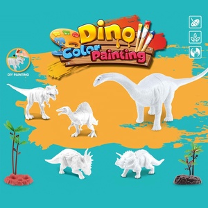 Jouets d'apprentissage STEM pour enfants, artisanat dino doodling, bricolage de <span class=keywords><strong>peinture</strong></span> de <span class=keywords><strong>couleur</strong></span>, 12 pièces, jouet de simulation de dinosaure pour garçon et fille - Product Image 2