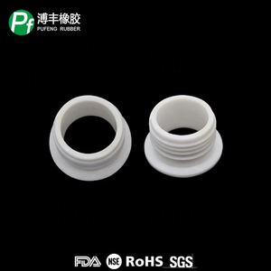 खाद्य ग्रेड सिलिकॉन के साथ सफेद रबर <span class=keywords><strong>grommet</strong></span> धागा - Product Image 2