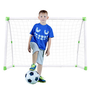 LUMINA X-BPD 6x4 Eco Friendly Soccer <b>Goal</b> Set with 360 Rotation and <b>Net</b> Buckles - Product Image 3