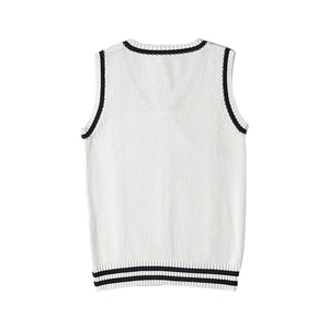 Vent d'école personnalisé garçons et filles et adolescents gilet <span class=keywords><strong>sans</strong></span> manches <span class=keywords><strong>pull</strong></span> tricoté <span class=keywords><strong>pull</strong></span> rayé - Product Image 5