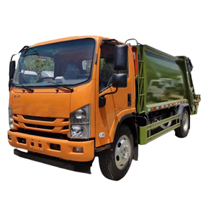 1SUZU 700P 4x2 9CBM Hydraulic High Compression Ratio Waste Compressed Garbage Compactor Truck Price - Product Image 1
