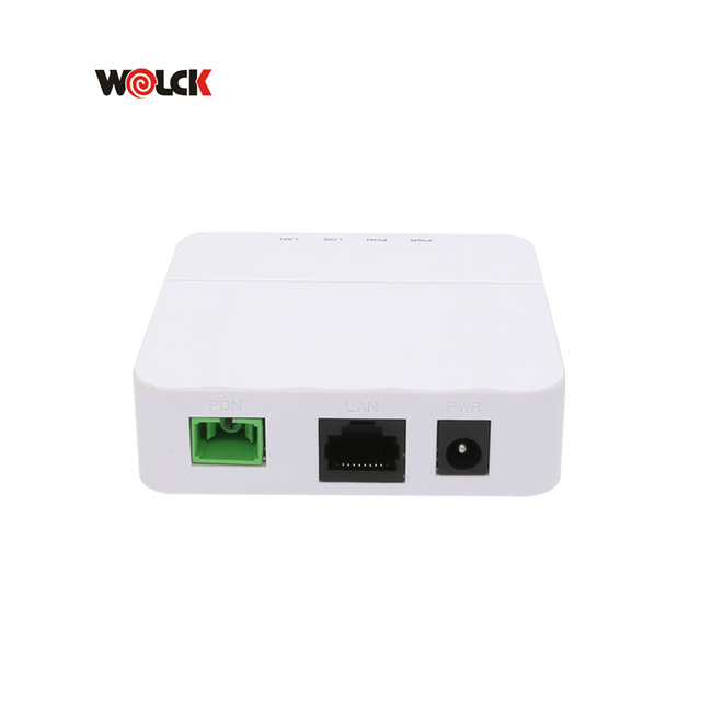WOLCK Company FTTH Optical 1GE  XPON ONU/ONT 1GE Dual Mode 1 PON Port XPON ONU