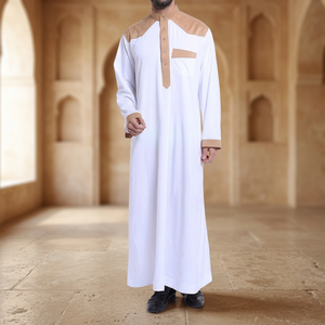 NEW DESIGN Mega Impex Adults <b>Men</b> <b>Thobes</b> Saudi Arabian Robes Made of Cotton/Polyester From Pakistan - Product Image 3