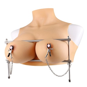 BDSM Sex Toy Nipple <b>Clamps</b> With Metal <b>Clip</b> Stick for Women Breast Stimulator - Product Image 1