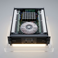 Amplificateur de puissance professionnel 4000W, amplificateur de classe H, 2 canaux, 2000W par canal pour système de sonorisation PA stéréo de tournée, subwoofer