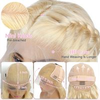 Perruque Lace Front 613 Blonde Body Wave Densité 250 Pré-épilée 30 Pouces 10,86 Ounces