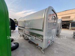 MAICHE Grey Customized <strong>Food</strong> Trailer Pizza BBQ Truck Hamburger <strong>Fast</strong> <strong>Food</strong> <strong>Cart</strong> Drinks Hot Dog Mobile Bar - Product Image 3