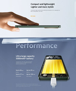 สมาร์ทโฟน P0C0 C61 <span class=keywords><strong>4</strong></span>+128G สีเขียว ซีพียูแบบ Octa Core รองรับ LTE หน้าจอ HD รองรับหลายภาษา (อังกฤษ ฝรั่งเศส สเปน) - Product Image 5