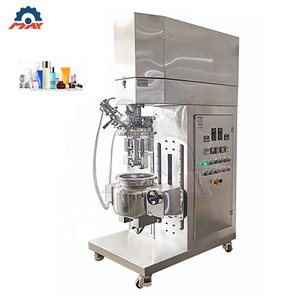 Homogénéisateur sous vide pour crème cosmétique pour le visage, lotion, mélangeur émulsifiant, machine de mélange avec réservoir d'eau et d'huile, 10 L - Product Image 3