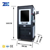 Nouvelle machine de gravure laser à fibre 3D pour marquage laser sur métal et PCB, refroidissement par air, prend en charge les formats DXF, PLT, BMP, AI, LAS, DWG, Dst, EZCAD