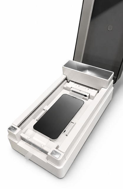 Automatic Electric Screen Protector Application Machine Dust-Free Auto-Alignment Film Laminating Machine for iPhone Samsung