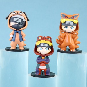 Figurines d'action en PVC, ornements de <span class=keywords><strong>voiture</strong></span>, figurines de dessins animés, animaux ninjas, boîtes mystères tendance, collection de figurines d'action, jouets personnalisables - Product Image 5