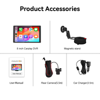 Maustor fábrica en Stock Universal 8 pulgadas IPS pantalla inalámbrica Carplay Android portátil MP5 Multimedia GPS REPRODUCTOR DE DVD del coche