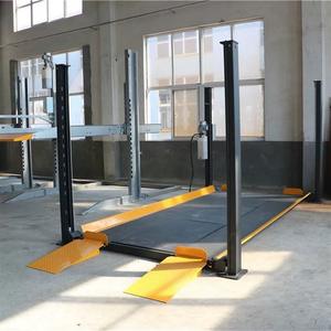 CE 인증 주차 호이스트 수직 주차장 간단한 4 포스트 자동차 스태커 유압 2 레벨 자동차 주차 리프트 - Product Image 5