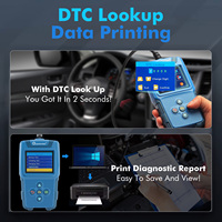 OBD2 y prueba de Batería 2 en 1 Universal 12V análisis de motor automotriz códigos de problemas herramienta de diagnóstico de coche