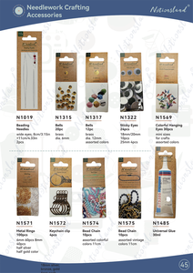 D&amp;D Knitting Needle Protectors Knitters Rotally Lock Pin Markers Stitch <strong>Holder</strong> Lint Shaver Paper Card Packaging Wholesale - Product Image 5