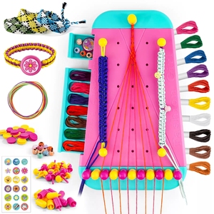 Fantasy Animal Creative DIY Nylon Bracelet Making Kit with <strong>Loom</strong> Bands and <strong>Beads</strong> <strong>for</strong> Girls 4-6Y Boxed - Product Image 4