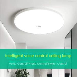 Lámpara de Techo LED Moderna de Metal y Acrílico con Sensor Inteligente para Iluminación de Hogar, Oficina, Escaleras, Pasillo y Entrada - Product Image 2