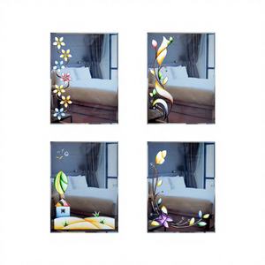 Espejo de Vanidad para Baño con Diseño Artístico en Forma de V, con Reflejo Nítido y Montaje en Pared, para Espacios Interiores Modernos, India - Product Image 1