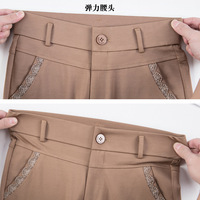Plus Size 26 ~ 34 Frauen in voller Länge Business Formelle Hosen Weibliche Arbeit tragen Büro Karriere Große Hose