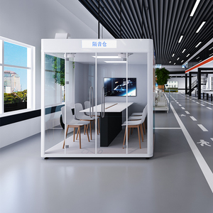 Portable Office Pod personnalisé insonorisation panneau acoustique bibliothèque d'aéroport intimité travail parler réunion cabine de salle insonorisée - Product Image 1