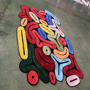 Juegos de alfombras con mechones a mano de diseño personalizado novedoso para el hogar, dormitorio para niños, sala de estar, diseño encantador para niños y niñas, corredor de dormitorio - Product Image 2