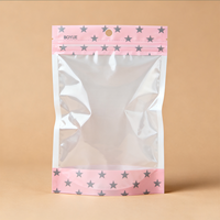 Petits sacs Sacs d'emballage alimentaire en mylar Sacs en plastique d'emballage alimentaire à fermeture éclair imprimés de logo personnalisé avec votre logo