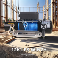 CE approuvé 4x4 Mini treuil électrique Portable 12000 Lbs ascenseur 12v DC moteur acier véhicule palan électrique câble métallique Auto 24v tension
