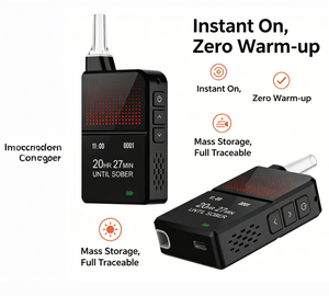 Aectec H3 Pro, détecteur d'alcool numérique portable le plus vendu, détecteur d'alcool professionnel avec capteur à pile à combustible, éthylotest 0,40 % <span class=keywords><strong>BAC</strong></span> - Product Image 2