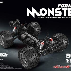 SJY-M602 RTR 1/8 2.4G 4WD 80km/h Voiture RC Brushless 3S Haute Vitesse Tout-Terrain Modèle de Camion d'Escalade Entièrement Proportionnel Jouet - Product Image 3