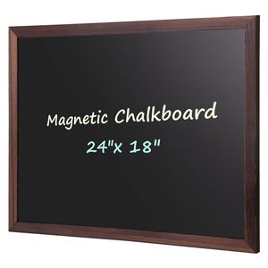 Pizarra de Madera de Diseño Moderno Pequeña, Pizarra Grande <span class=keywords><strong>para</strong></span> Colgar en la Pared con Marco y Pizarra Magnética - Product Image 1