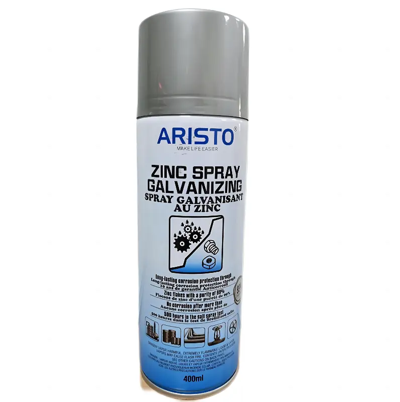 Aristo Zinc spray galvanizing Zinc Rich Paint Protective Coating Spray Cold Galvanizing Zinc aerosol paint